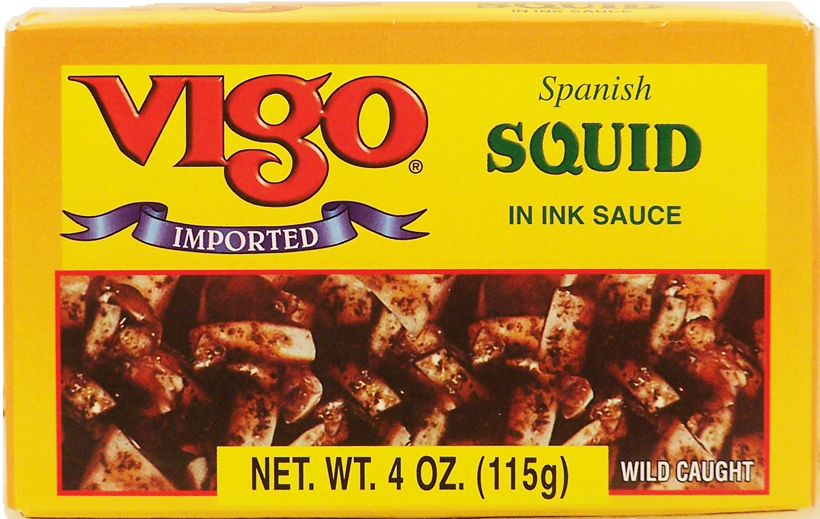 Vigo  spanish squid/calamares in ink sauce, wild caught Full-Size Picture